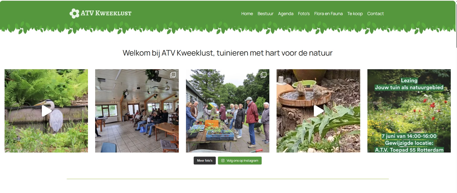Vernieuwing website en nieuwsbrief