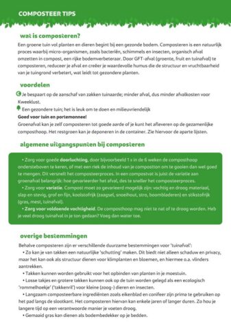 Wat is composteren - Pagina 1 Wat is composteren - Pagina 1